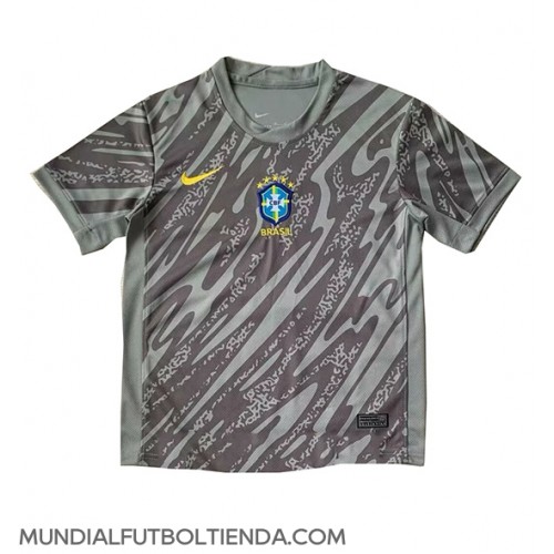 Camiseta Brasil Portero Primera Equipación Replica Copa America 2024 mangas cortas